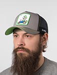 Бейсболка CAPSLAB арт. CL/SMK2/1/CAS/LUI2 Super Mario Luigi (светло-серый)